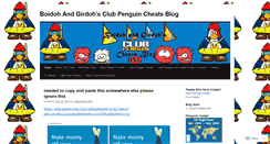 Desktop Screenshot of clubpenguin1993.wordpress.com