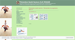 Desktop Screenshot of preventionsanteseniors.wordpress.com