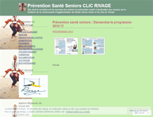 Tablet Screenshot of preventionsanteseniors.wordpress.com