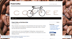 Desktop Screenshot of pedalcoffee.wordpress.com
