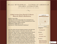 Tablet Screenshot of bilali.wordpress.com