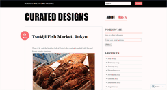 Desktop Screenshot of curateddesigns.wordpress.com
