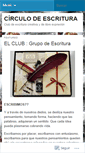 Mobile Screenshot of circulodeescritura.wordpress.com