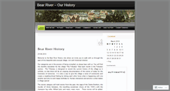 Desktop Screenshot of bearriverhistorical.wordpress.com