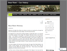 Tablet Screenshot of bearriverhistorical.wordpress.com