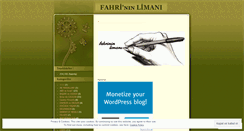 Desktop Screenshot of fahriliman.wordpress.com