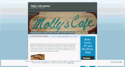Desktop Screenshot of mollyscafeistanbul.wordpress.com