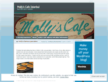 Tablet Screenshot of mollyscafeistanbul.wordpress.com
