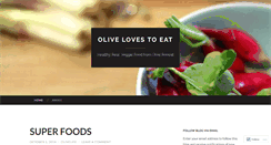 Desktop Screenshot of olivelovestoeat.wordpress.com