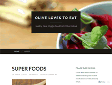 Tablet Screenshot of olivelovestoeat.wordpress.com