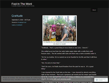 Tablet Screenshot of foolintheword.wordpress.com