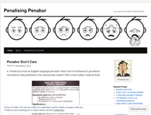Tablet Screenshot of penalisingpenabur.wordpress.com