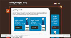 Desktop Screenshot of happymeisje.wordpress.com