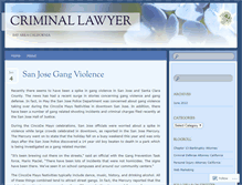Tablet Screenshot of criminallawyercalifornia.wordpress.com
