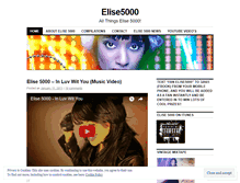 Tablet Screenshot of elise5000.wordpress.com