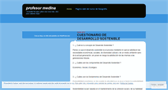 Desktop Screenshot of profesormedina.wordpress.com