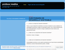 Tablet Screenshot of profesormedina.wordpress.com