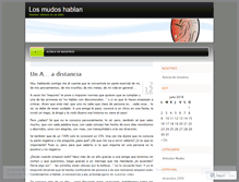 Tablet Screenshot of losmudoshablan.wordpress.com