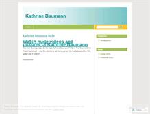 Tablet Screenshot of kathrinebaumannblog.wordpress.com