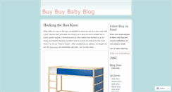 Desktop Screenshot of buybuybaby.wordpress.com