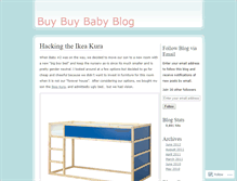 Tablet Screenshot of buybuybaby.wordpress.com