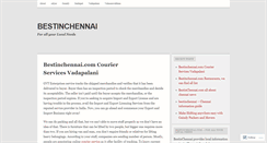Desktop Screenshot of bestinchennai.wordpress.com
