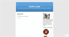 Desktop Screenshot of curtislowe.wordpress.com