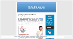 Desktop Screenshot of indiabigevents.wordpress.com