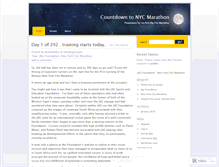 Tablet Screenshot of newyorkmarathon.wordpress.com