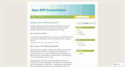 Desktop Screenshot of customopenerp.wordpress.com