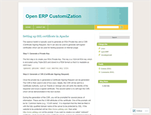 Tablet Screenshot of customopenerp.wordpress.com