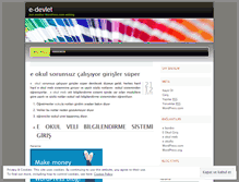 Tablet Screenshot of edevletim.wordpress.com
