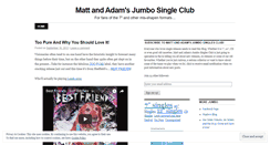 Desktop Screenshot of jumbosinglesclub.wordpress.com