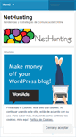 Mobile Screenshot of nethunting.wordpress.com