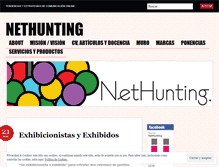 Tablet Screenshot of nethunting.wordpress.com