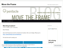 Tablet Screenshot of movetheframe.wordpress.com