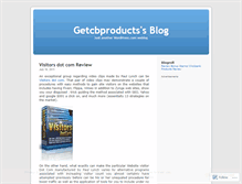 Tablet Screenshot of getcbproducts.wordpress.com