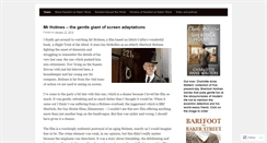 Desktop Screenshot of barefootonbakerstreet.wordpress.com