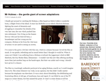 Tablet Screenshot of barefootonbakerstreet.wordpress.com