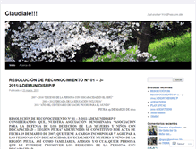 Tablet Screenshot of claudiale1819.wordpress.com