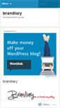 Mobile Screenshot of brandiary.wordpress.com