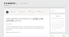 Desktop Screenshot of barathn.wordpress.com