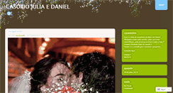 Desktop Screenshot of casoriojuliaedaniel.wordpress.com