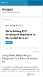 Mobile Screenshot of anupati.wordpress.com