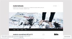 Desktop Screenshot of materializada.wordpress.com