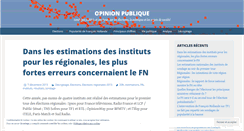 Desktop Screenshot of opinionpublique.wordpress.com