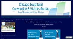 Desktop Screenshot of chicagosouthlandcvb.wordpress.com