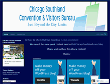 Tablet Screenshot of chicagosouthlandcvb.wordpress.com