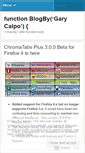 Mobile Screenshot of garycalpo.wordpress.com