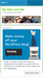Mobile Screenshot of mymenandme.wordpress.com